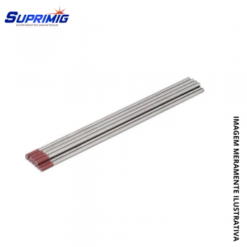 ELETRODO TUNGSTÊNIO 2% THORIO 3,2MM (VERMELHO)