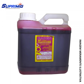 BASE PROTETIVA (VERNIZ) VP5000-5L VERMELHO