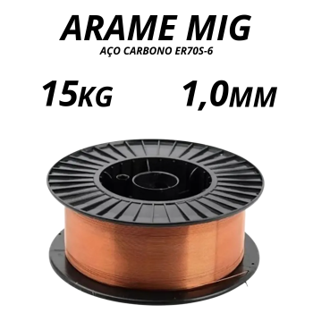 ARAME MIG 1,0MM (ROLO 15KG)