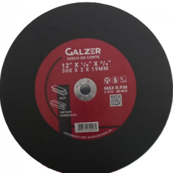 DISCO CORTE 12 X 3,0 X 1“ GALZER CX 25 UND. 329