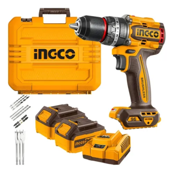 PARAFUSADEIRA/FURADEIRA BL 96 Nm IMP 1/2Pol A BATERIA 20V LINHA P20S C 2 BAT 4AH - INGCO