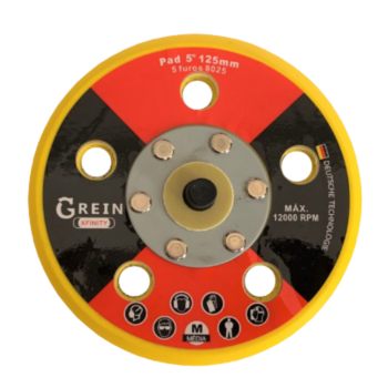 SUPORTE DE DISCO PLUMA C/VENTIL 5“ 125MM - GREIN