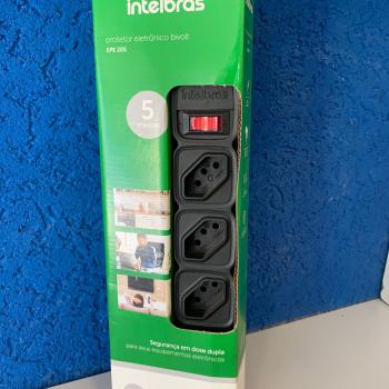 Regua Intelbras Tomada Filtro De Linha Protetor Energia