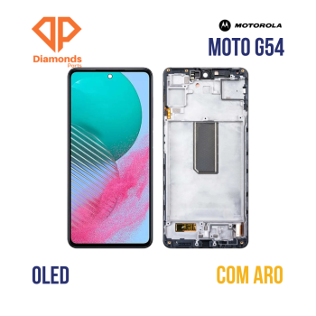 S-1243 FRONTAL SAMSUNG M54 5G (SM-M546B) COM ARO DIAMONDS OLED