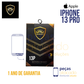 BA-0307 BATERIA SKAIKY IPHONE 13 PRO (NAO PRECISA TROCAR EPROM) (1 ANO DE GARANTIA)