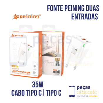 FONTE PEINING DUAS ENTRADAS TIPO C 35W (PEI-903)