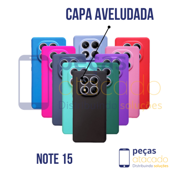 CAPA AVELUDADA XIAOMI NOTE 15 5G