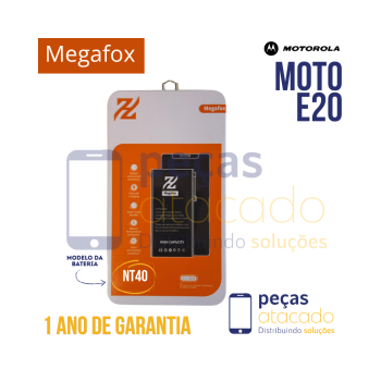 BA-0064 BATERIA MEGAFOX MOTOROLA MOTO E20 (XT2155) (NT40) (1 ANO DE GARANTIA)