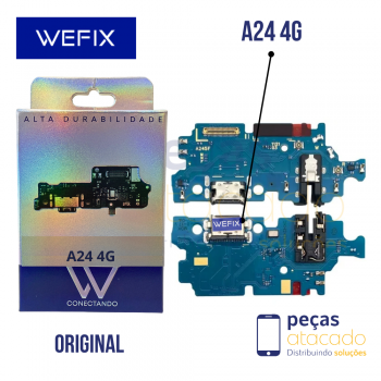 SUB PLACA DE CARGA SAMSUNG A24 4G WEFIX ORIGINAL
