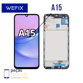 S-0210 FRONTAL SAMSUNG A15 4G (A155) / A15 5G (A156) COM ARO INCELL WEFIX