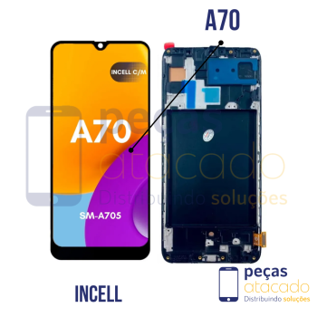S-0871 FRONTAL SAMSUNG A70 (SM-705) ORIGINAL CHINA COM ARO INCELL 1:1