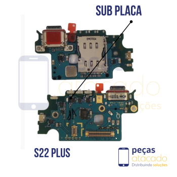 SB-0189 SUB PLACA DE CARGA SAMSUNG S22 PLUS (SM-S906) ORIGINAL NACIONAL