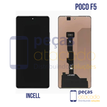 S-1200 FRONTAL XIAOMI POCO F5 SEM ARO PRETO INCELL