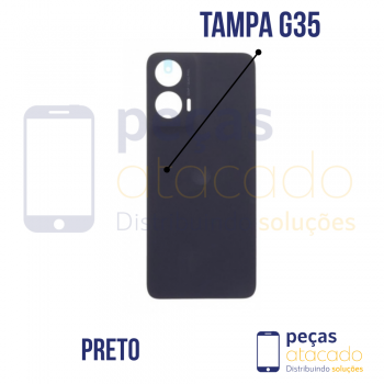 TAMPA TRASEIRA MOTOROLA MOTO G35 PRETO