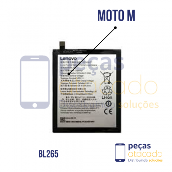 BA-0097 BATERIA 1 LINHA MOTOROLA MOTO M (XT1662) (BL265)