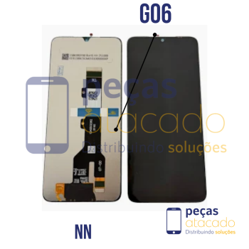 S-1109 FRONTAL MOTOROLA MOTO G06 SEM ARO PRETO NN IPS