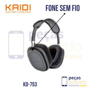 FONE DE OUVIDO SEM FIO KAIDI KD-753