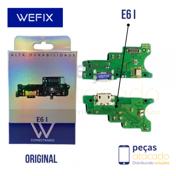 SUB PLACA DE CARGA MOTOROLA MOTO E6i WEFIX ORIGINAL