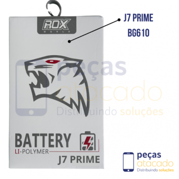 BA-0148 BATERIA ROX SAMSUNG J4 PLUS (SM-J415) J6 PLUS (SM-J610) J7 PRIME (SM-G610) J4 CORE (SM-J410) (EB-BG610) (1 ANO DE GARANTIA)