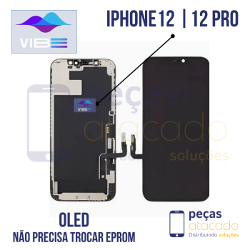 S-1249 FRONTAL IPHONE 12 | 12 PRO SOFT IC VIBE OLED (NAO PRECISA TROCAR EPROM)