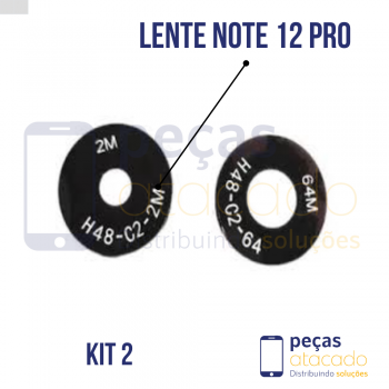 L-0122 LENTE CAMERA XIOAMI NOTE 12 PRO 5G (KIT 2)
