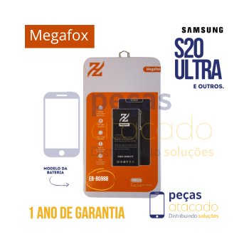BA-0499 BATERIA MEGAFOX SAMSUNG S20 ULTRA (SM-G988) (EB-BG988ABY) 1 ANO DE GARANTIA