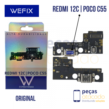 SUB PLACA DE CARGA XIAOMI REDMI 12C | POCO C55 WEFIX ORIGINAL