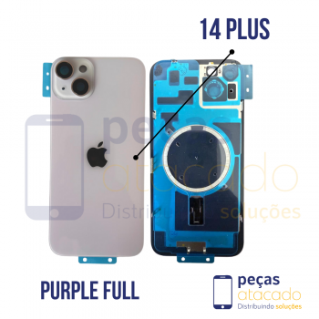 TAMPA TRASEIRA IPHONE 14 PLUS PURPLE FULL COMPLETO