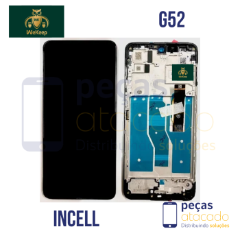 S-0115 FRONTAL MOTOROLA MOTO G52 PRETO COM ARO INCELL WE KEEP