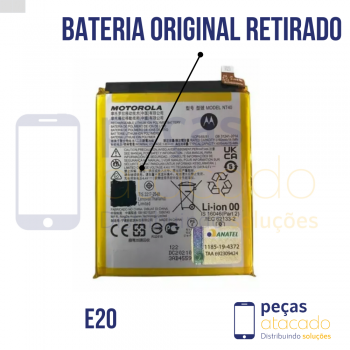 BA-0243 BATERIA ORIGINAL RETIRADO MOTOROLA MOTO E20 (XT2155) (NT40)