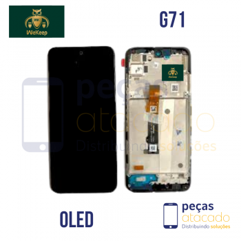 S-0446 FRONTAL MOTOROLA MOTO G71 (XT-2169) COM ARO WE KEEP 1:1 OLED
