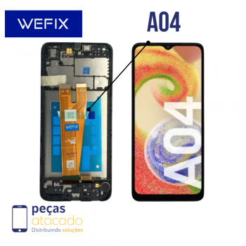 S-0559 FRONTAL SAMSUNG A04 (SM-A045M) COM ARO WEFIX IPS LCD