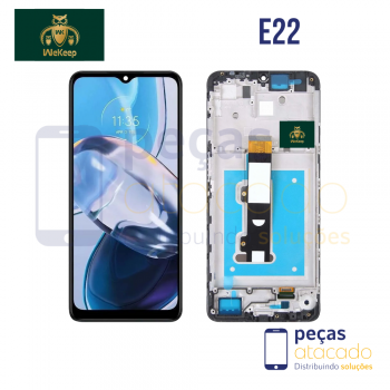 S-0896 FRONTAL MOTOROLA MOTO E22 (XT2239) COM ARO WE KEEP IPS