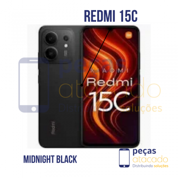 CELULAR XIAOMI REDMI 15C MIDNIGTH BLACK 8GB RAM 256GB ROM