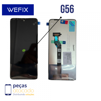 S-0996 FRONTAL MOTOROLA MOTO G56 SEM ARO PRETO IPS WEFIX