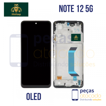 S-0795 FRONTAL XIAOMI REDMI NOTE 12 5G | POCO X5 5G COM ARO PRETO WE KEEP 1.1 OLED