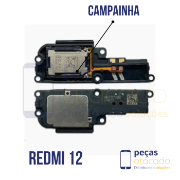 J-0120 ALTO FALANTE CAMPAINHA XIAOMI REDMI 12 (22120RN86G) COMPLETO