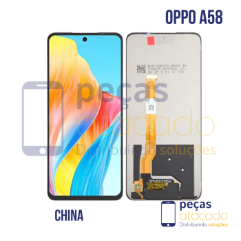 S-1196 FRONTAL OPPO A58 4G ORIGINAL CHINA SEM ARO IPS