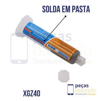 SOLDA ESTANHO EM PASTA 183ºC 10G MECHANIC(XGZ40)