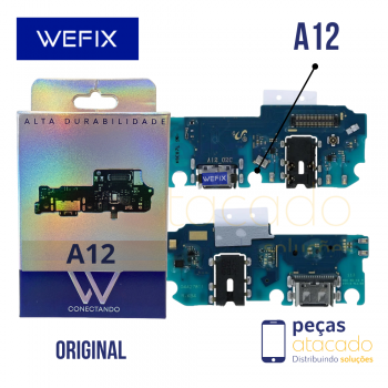 SUB PLACA DE CARGA SAMSUNG A12 WEFIX ORIGINAL