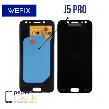 S-0173 FRONTAL SAMSUNG J5 PRO (SM-J530) SEM ARO PRETA INCELL WEFIX IPS