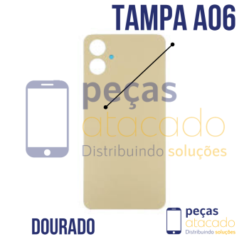 TAMPA TRASEIRA SAMSUNG A06 DOURADO