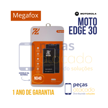 BA-0068 BATERIA MEGAFOX MOTOROLA MOTO EDGE 30 (XT-2203) (ND40) (1 ANO DE GARANTIA)