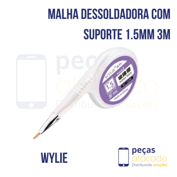 MALHA DESSOLDADORA COM SUPORTE 1.5MM 3M WYLIE 1530