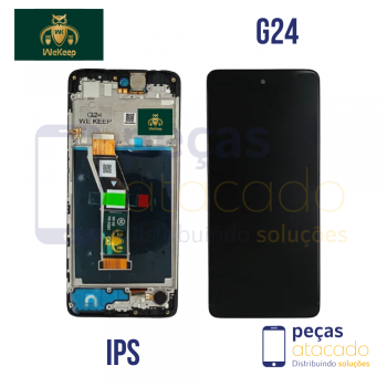 S-0417 FRONTAL MOTOROLA MOTO G24 (XT2423-1) | G24 POWER COM ARO PRETO WE KEEP IPS