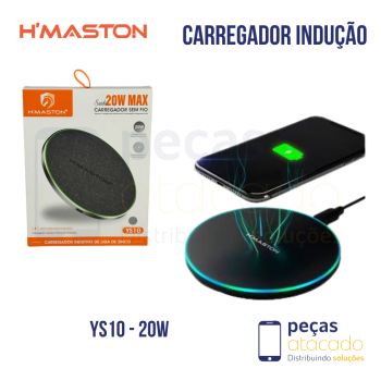 CARREGADOR DE INDUÇÃO H MASTON 20W MAX (YS10)