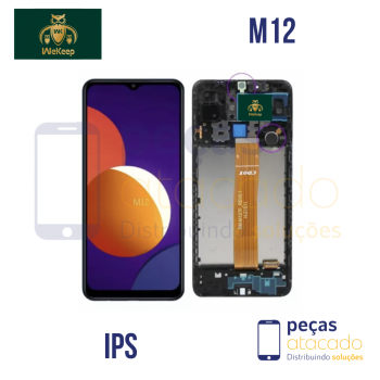 S-0385 FRONTAL SAMSUNG M12 (SM-M127) COM ARO WE KEEP IPS