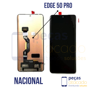S-0224 FRONTAL MOTOROLA MOTO EDGE 50 PRO 5G PRETO SEM ARO AMOLED NACIONAL