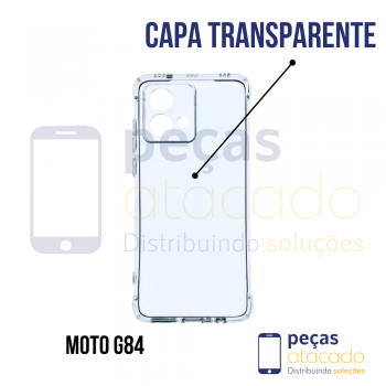 CAPA TRANSPARENTE MOTOROLA MOTO G84