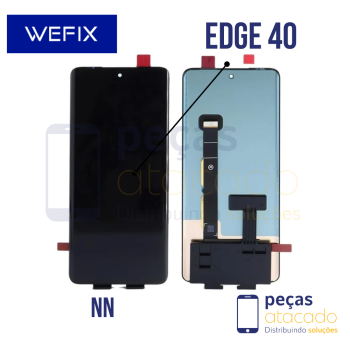 S-1255 FRONTAL MOTOROLA EDGE 40 | EDGE 40 NEO XT2307 SEM ARO PRETO INCELL NN IPS